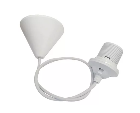 Foglalat kábellel mennyezeti lámpához (E27)